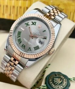 Rolex Datejust Dualtone Grey Dial Metal Watch
