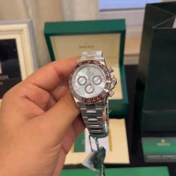 Alternative view of Rolex Daytona Platinum Ice Metal Virat Kholi Watch