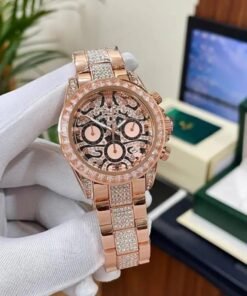 Rolex Daytona Ramzan Special Gold Diamond Metal Watch