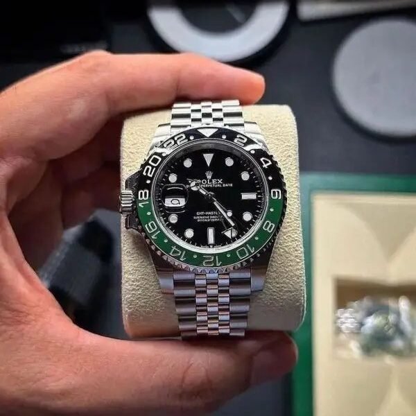 Alternative view of ROLEX GMT MASTER 2 LEFT HAND AUTOMATIC WATCH