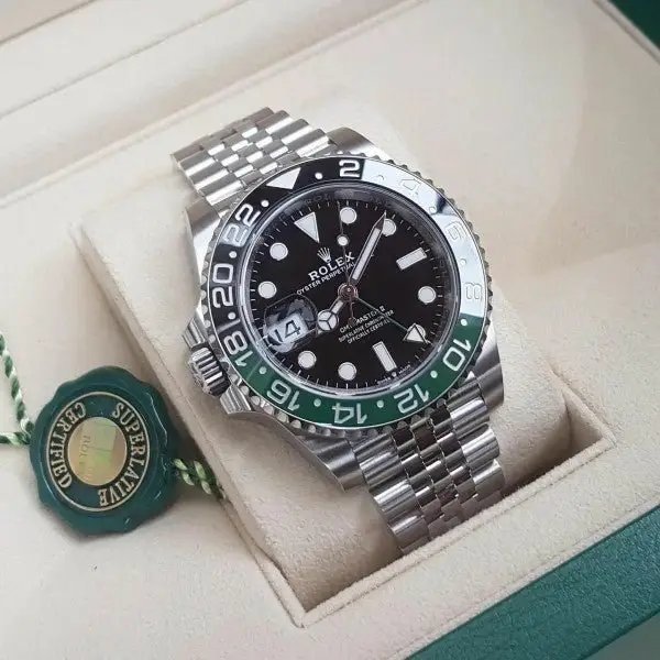 ROLEX GMT MASTER 2 LEFT HAND AUTOMATIC WATCH