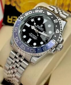 Rolex Gmt Master Silver Black Metal Watch A