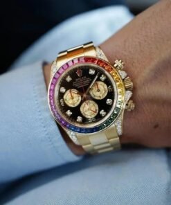 Alternative view of ROLEX RAINBOW FULL GOLD TOP PRIMIUM QUILTY WATCH