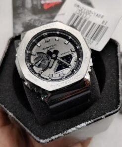 Alternative view of G-SHOCK GM 2100 SILVER BLACK PRIMIUM QUILTY WATCH