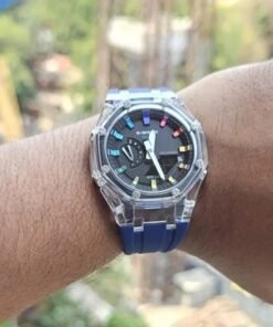 G-shock Blue Rainbow Silicon Premium Watch