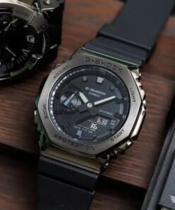 Alternative view of G-shock Gm 2100 Stainless Steel Black Dial Black Strap Watch