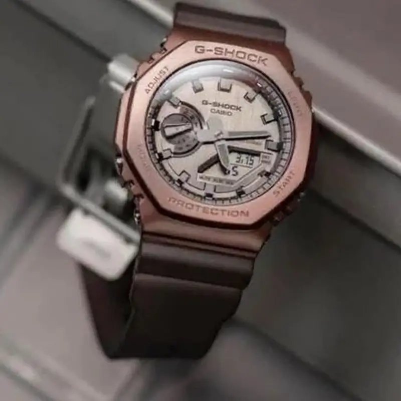 G-shock Gm 2100 Stainless Steel Rosegold Watch - Image 2