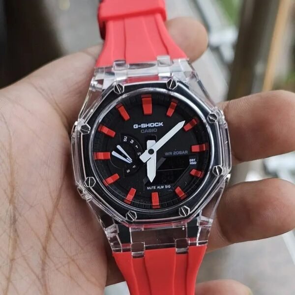 Alternative view of G-shock Red Silicon Premium Watch