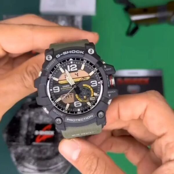Alternative view of G SHOCK MUD MASTER TOP QUALITY Green Belt Watch
