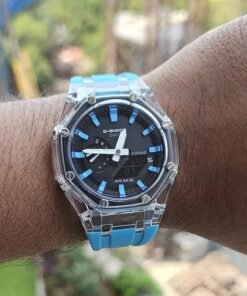 Alternative view of G-shock Sky Blue Silicon Premium Watch