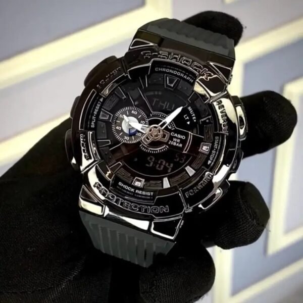 Alternative view of G-shock Stainless Steel Black Round Watch