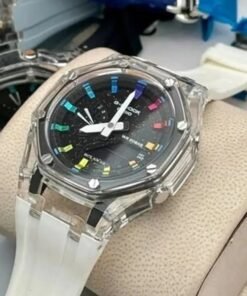 Alternative view of G-shock White Rainbow Silicon Premium Watch