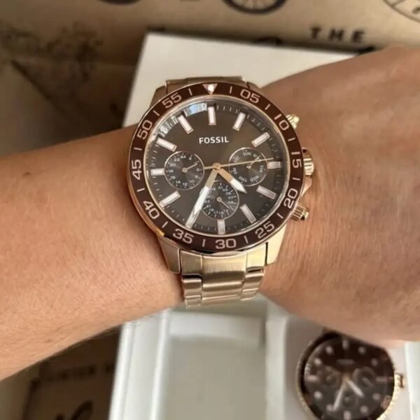 Alternative view of Fossil Banon Metal Rosegold