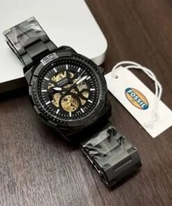 Fossil Black Metal Automatic