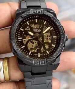 Alternative view of Fossil Black Metal Automatic