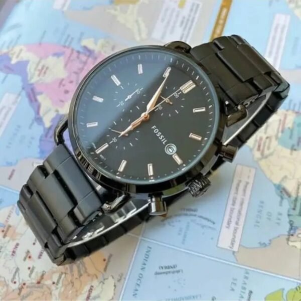 Alternative view of Fossil Black Metal Watch A