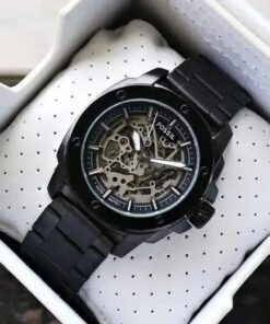 Alternative view of Fossil New Black Metal Automatic Watch
