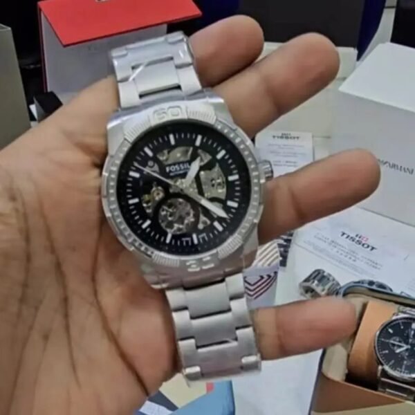 Alternative view of Fossil Silver Metal Automatic