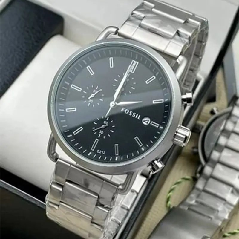 Fossil Silver Metal Watch - Image 3