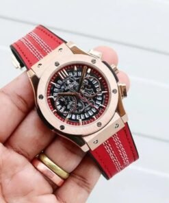 Hublot Big Bang Calendar Red Belt.