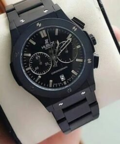Hublot Jet Black Metal Watch