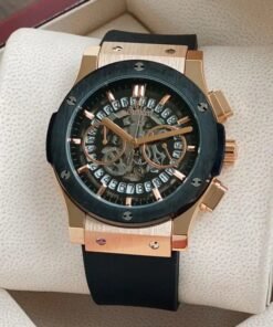 Hublot Black Leather Belt Watch A