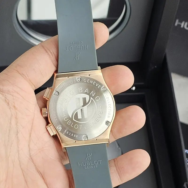 Hublot Mint Green Copper Dial Leather Belt Watch - Image 4