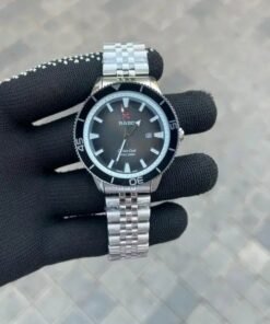 Rado Captain Cook Silver Black Metal