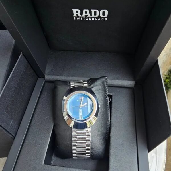 Alternative view of RADO DISTAR SILVER BLUE Metal WATCH