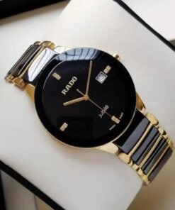 Alternative view of Rado Jubile Stainless Steel Gold Black