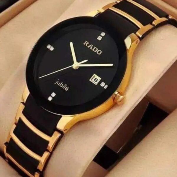 Rado Jubile Stainless Steel Gold Black