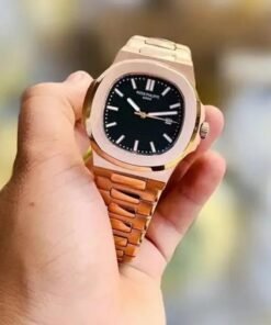 Patek Phillipe Nautilus Rosegold Metal Watch QURTAZ
