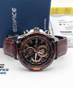 Alternative view of Edifice Brown Leather Watch