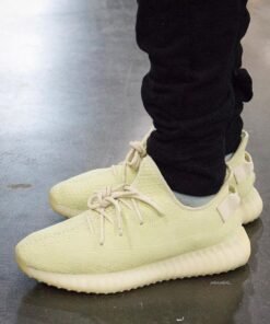 yeezy boost 350 v2 butter pastel volt yellow [full kit]