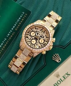 Alternative view of Rolex Daytona Ramzan Special Gold Diamond Metal Watch