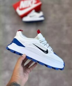 Alternative view of Nike  BAILLELI PLATFORM SNEAKER [WHITE / BLUE / BLACK / RED] 0909025