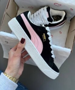 Alternative view of PUMA SUEDE XL [BLACK / PINK] FOR HER 1009025