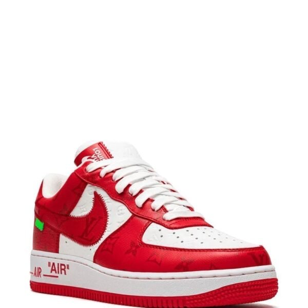 Alternative view of Nike Airforce 1 X LOUIS VUITTON X OFF WHITE RED