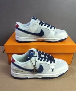LV X NK DUNK LOW [WHITE / LIGHT GREY / BLUE / RED] 0609025