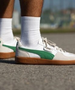 Alternative view of PUMA PALERMO OG GREEN GUM SOLE [WHITE / GREEN] 2108025