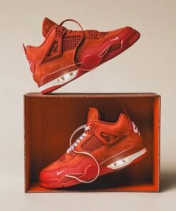 Nike  AIR JORDA_N RETRO 4 NIGEL SYLVESTER BRICK BY BRICK [ORANGE / RED / WHITE] 0909025