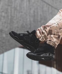 Alternative view of Nike AIR JORDA_N RETRO 4 BLACK CAT [BLACK] 1209025