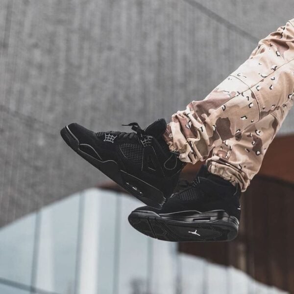 Alternative view of Nike AIR JORDA_N RETRO 4 BLACK CAT [BLACK] 1209025