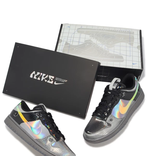 Alternative view of nike sb dunk low hyper flat multy couler