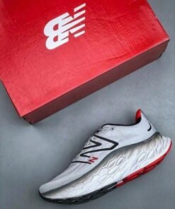 Alternative view of NB FRESH FOAM MORE V4 MARATHIN CUSHIONED RUNNER [GREY / RED / BLACK] 2708025