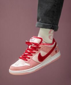 Alternative view of Nike SB DUNK LOW PRO QS STRANGELOVE [RED / PINK / WHITE] 1509025