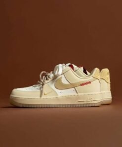 Alternative view of Nike AIR FORCE 1 LOW YEAR OF THE SNAKE [CREAM / BEIGE / RED] EDITION 2708025