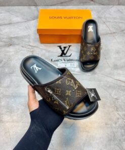 LV MIAMI PREMIUM ARTICLE SLIDES [BROWN / BLACK] 0209025