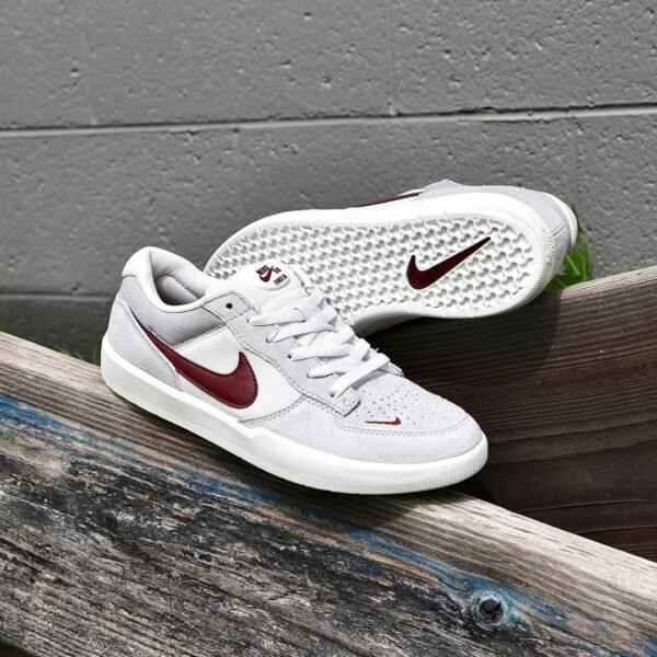 Nike SB FORCE 58 - COLOUR PACK [WHITE / GREY/ BURGUNDY] 0309025