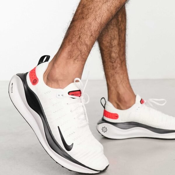 Alternative view of Nike REACT X INFINITY RUN 4  [WHITE / BLACK / CHRIMSON RED] 0309025